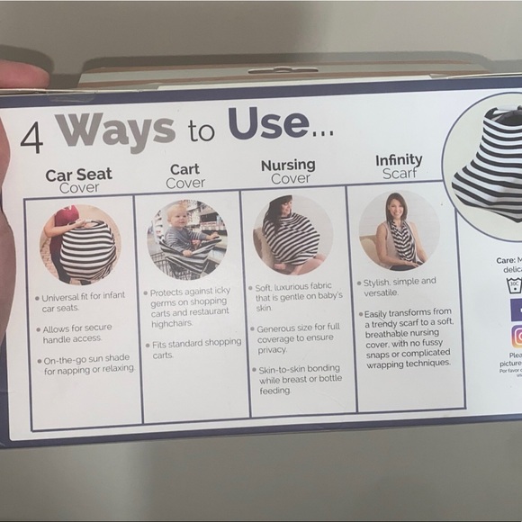 “Mom Boss” Multi-Use Infant Cover - Picture 3 of 4
